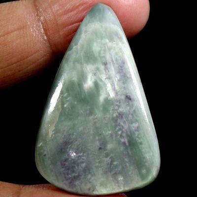 Dazzlegems 58.85 Cts. Very Rare Kammererite Chrome Clinochlore Tumbled Stone from Turkey-TM-60