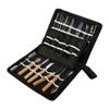 Aqur2020 1 Set 46Pcs Food Carving Fruit Vegetable Food Peeling Culinary Kitchen Carving Sculpting Modeling Tools Kit view 1