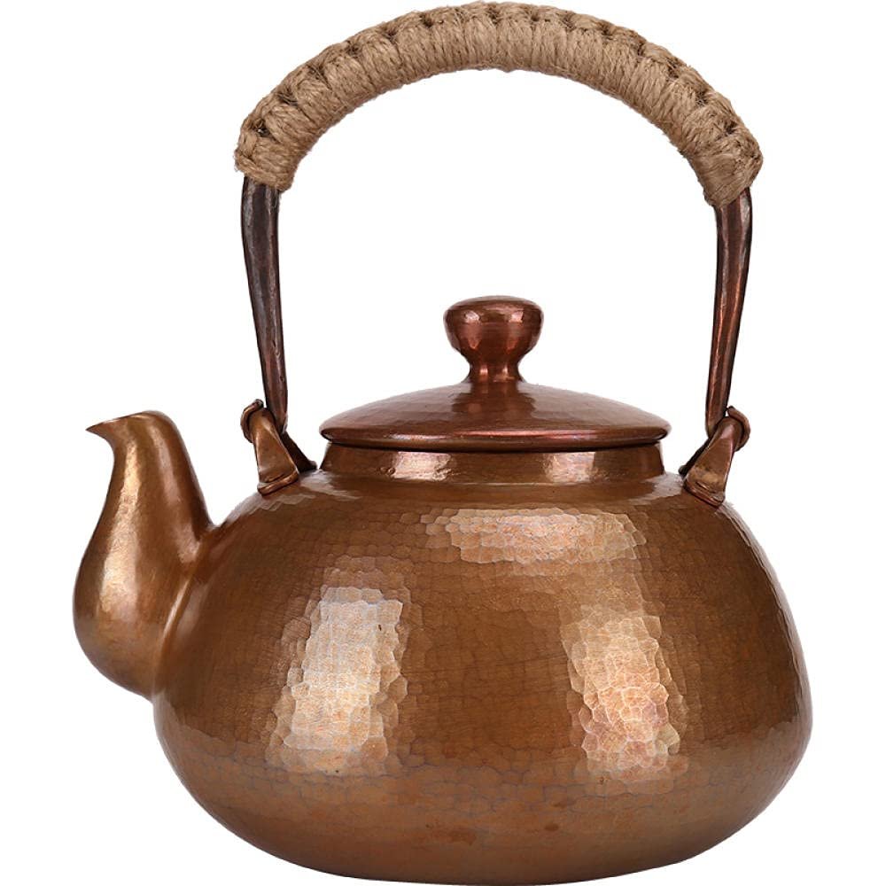 1.3L One Copper Skin to Create a Copper Bottle, No Welding Integrated Japanese Stove Keettle Coffee Copper Teapot