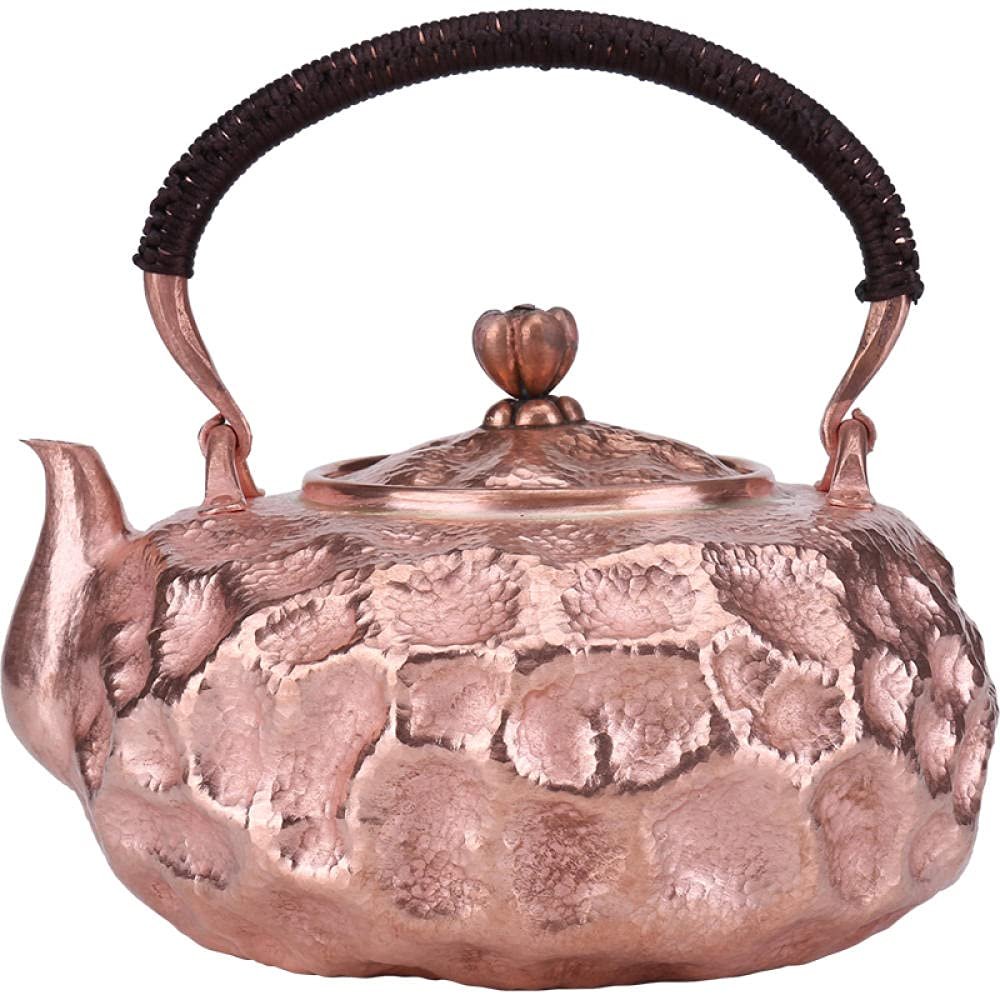 2.2 l Handmade Pure Copper Teapot, One Copper Skin To Make A Copper Bottle, Medium-Size Kettle To Make Teapot, UNCOATED COFFEE COPPER POT