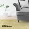 Furnish my Place Modern Plush Solid Color Rug - Yellow, 3' x 26', Pet and Kids Friendly Rug. Made in USA, Area Rugs Great for Kids, Pets, Event, Wedding view 3