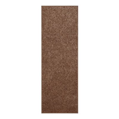 Furnish my Place Modern Indoor/Outdoor Commercial Solid Color Rug - Brown, 3' x 16', Runner, Pet and Kids Friendly Rug. Made in USA, Area Rugs Great for Kids, Pets, Event, Wedding
