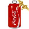 Coca Cola Mini Fridge - 8 Can Refrigerator for Bedroom Office, Portable Table Top Beverage Cooler, 12V 110V Refrigerador For Drinks, Soda, Wines, Use In Car, Dorm, Outdoor, Patio view 1