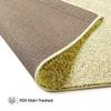 Furnish my Place Modern Plush Solid Color Rug - Yellow, 3' x 28', Pet and Kids Friendly Rug. Made in USA, Area Rugs Great for Kids, Pets, Event, Wedding view 4