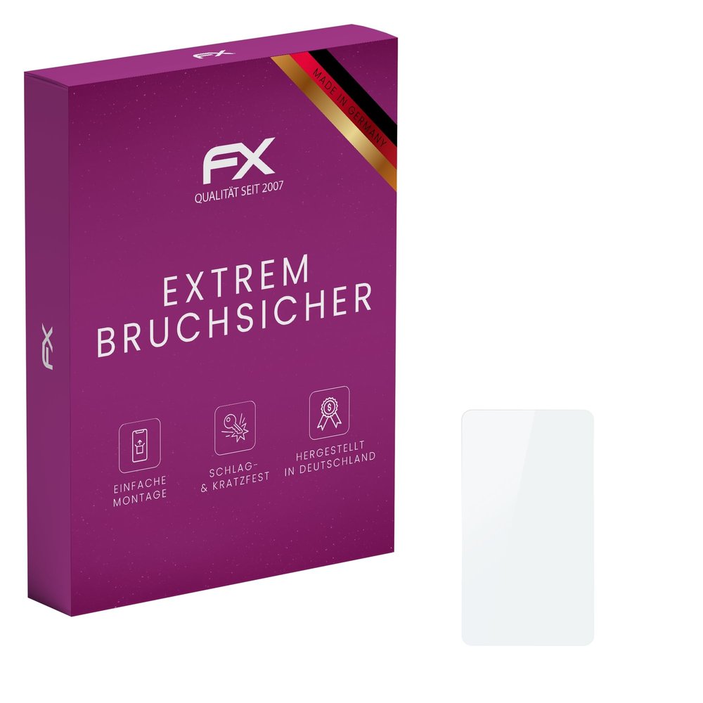 atFoliX Plastic Glass Protective Film compatible with Sage Oracle Touch, 9H Hybrid-Glass FX Screen Protector