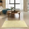 Furnish my Place Modern Plush Solid Color Rug - Yellow, 3' x 10', Pet and Kids Friendly Rug. Made in USA, Area Rugs Great for Kids, Pets, Event, Wedding view 2