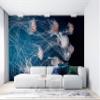 Niwo ART - Jellyfish, Removable Wall Mural | Self-Adhesive Large Wallpaper (64"x96") view 3