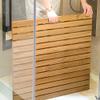 U/D Bathroom Board, Bath Mat for Luxury Shower, Wooden Sturdy Water Proof Bathroom Board, for Bathroom,Tub and Shower,Teak,50x80cm view 1