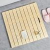 U/D Bathroom Board, Wooden Sturdy Water Proof, Spa Mat for Bath & Showerfor Spa Home Or Outdoor,Wooden,40x60cm view 3