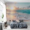 Niwo ART - Beach Sunset, Removable Wall Mural | Self-Adhesive Large Wallpaper (96"x144") view 1
