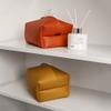 Ceramic Joe Simple Creative Environmental Protection Leather Tissue Box Living Room Toilet Tissue Storage Box High Grade Suction Box (Yellow) view 4