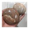 1pc puquancrystal Natural Bulk Crystal Gemstone Orange Moonstone Palm Stones for Home Decoration view 2