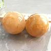 1pc puquancrystal Natural Golden Healer Quartz Spheres Yellow Hematoid Stone 60-70mm for Home Decoration view 3