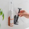 2PCS Storage Mounted Toothpaste Holder Wall Mounted Electric Toothbrush Holder for Storage Bathroom Supply Iron Bracket Suction view 3
