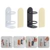 2PCS Storage Mounted Toothpaste Holder Wall Mounted Electric Toothbrush Holder for Storage Bathroom Supply Iron Bracket Suction view 4