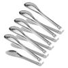Mini Tongs 5Pcs Serving Tongs Salad Tongs Grilling Tongs Stainless Steel Food Tong for Bread Steak BBQ Buffet Kitchen Cooking Tool(S) view 1