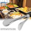 Mini Tongs 5Pcs Serving Tongs Salad Tongs Grilling Tongs Stainless Steel Food Tong for Bread Steak BBQ Buffet Kitchen Cooking Tool(S) view 3