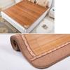 DANADESK Carbonized Bamboo Sleeping Mat, Bedding Straw Mat Summer Sleeping Mats Bed Mat Folding Double-Sided Use Home Bedroom Cooling (Color : A, Size : 1.82.0m) view 3