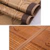 DANADESK Carbonized Bamboo Sleeping Mat, Bedding Straw Mat Summer Sleeping Mats Bed Mat Folding Double-Sided Use Home Bedroom Cooling (Color : A, Size : 1.82.0m) view 4