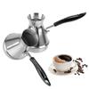 1 Pcs Kitchen Tools Turkish Coffee Pot Stainless Steel Butter Melting Pot Coffee Utensils European Long Handle Moka Pot (650ML) view 3