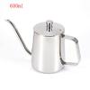 350ml 600ml 304 Stainless Steel Long Narrow Spout Coffee Pot Gooseneck Kettle Hand Drip Kettle Pour Over Coffee With lid (600ml with lid) view 2