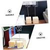 VOSAREA 6pcs Memo Holders Heart Music Note Flower Moon Designs Photo Clips for Desk Decoration and Message Display view 3