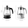 Automatic intelligent cooking device glass boil tea ware Electric kettle Spray tea maker glass tea pot (A52 black EU plug) view 2