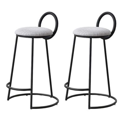 URINGO Iron Bar Counter Bar Stool Nordic Front Desk High Foot Bar Stool Coffee Shop Chair Household Bar Stool