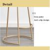 URINGO Iron Bar Counter Bar Stool Nordic Front Desk High Foot Bar Stool Coffee Shop Chair Household Bar Stool view 2