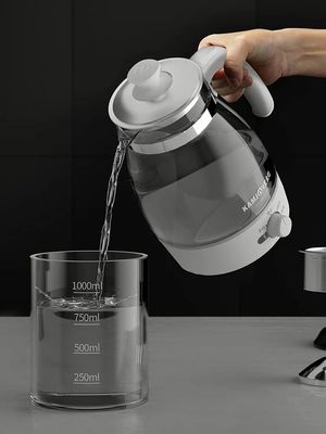 Automatic intelligent cooking device glass boil tea ware Electric kettle Spray tea maker glass tea pot (A52 white UKplug)