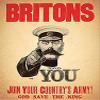 Iconic Arts Laminated 24x36 Poster: Britons Lord Kitchener Wants You British English War Propaganda view 1