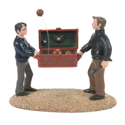 Department 56 Resin Harry Potter Village Accessories a Lively Bludger Figurine, 3.31 Inch, Multicolor