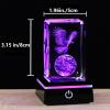 Qianwei 3D Crystals Eagle Gifts Decor Glass Figurine Eagle Stuff for Room Birthday Christmas Gifts for Best Friend Lovers Keepsake Paperweight view 2