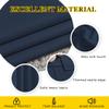 NICETOWN Blackout Curtains and Drapes for Kitchen - Thermal Insulated Solid Grommet Top Blackout Panels/Draperies for Kid's Room (Navy, 1 Pair, 46 x 54 Inch) view 4