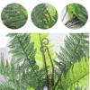 DUO ER 12-Head Artificial Fern Leaves Simulation Leaf Bouquet Home Office Table Plastic Plant Decoration view 2