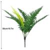 DUO ER 12-Head Artificial Fern Leaves Simulation Leaf Bouquet Home Office Table Plastic Plant Decoration view 4