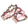 Agate Band Compatible for Fitbit Chakra Crystal Boho Beaded Replacement Lucky Gemstone view 1