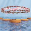 Agate Band Compatible for Fitbit Chakra Crystal Boho Beaded Replacement Lucky Gemstone view 2