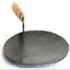 11" Iron Tawa Cookware Roti Maker chapati Maker Kitchen Tool Iron Tava with Wooden Handle view 1