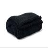Black throw blanket couch bed  chunky knit blanket wool in different sizes (Throw 52 * 60 inches) view 2