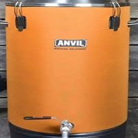 Custom Neoprene INSULATING JACKET For Anvil Stainless Steel Bucket Fermenter - 7.5 Gallon Orange Insulated Cover