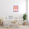Stupell Industries Beach Days Quote Rising Sun Ray Horizon Pink view 2