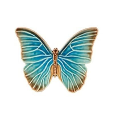 Bordallo Pinheiro Cloudy Butterflies Wall Piece 11"