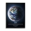 Stupell Industries Planet Earth Infographic Milk Way Outer Space Facts, Designed by Design Fabrikken Black Framed Wall Art, Blue view 1