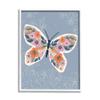 Stupell Industries Floral Pattern Butterfly Wings Spring Bloom Insect view 1