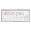 Stupell Industries Be Brave and Courageous Encouragement Soft Gray Script view 1