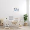 Stupell Industries Denim by Decades Female Fashion Jeans Blue, Designed by BlursByAI Wall Plaque view 2