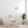 Stupell Industries Denim by Decades Female Fashion Jeans Blue, Designed by BlursByAI White Framed Wall Art view 2