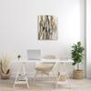 Stupell Industries Murky Abstract Flowing Lines Brown Blue Red view 2