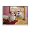Stupell Industries Some Bunny Loves You Adorable Rabbit in Mirror view 1